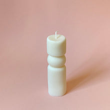Load image into Gallery viewer, Ribbed Sculptural Candle, large