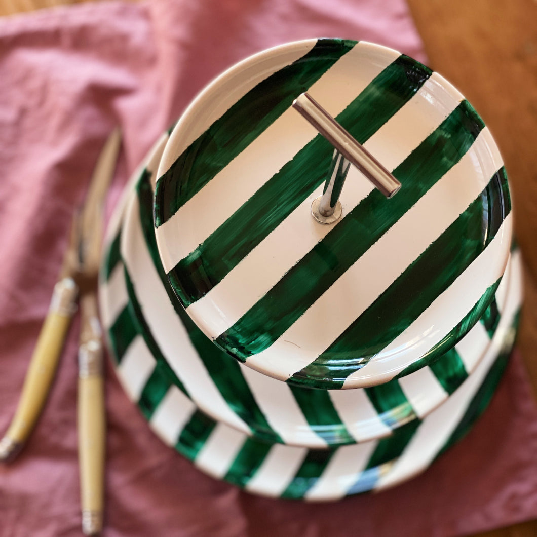 Three-Tier Ceramic Cake Stand