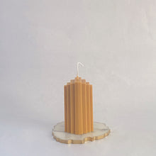 Load image into Gallery viewer, Staggered Pillar Candle, Toffee
