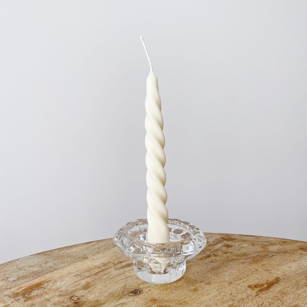 Twisted Taper Candles (pair)